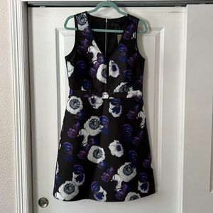 J. Crew 10 tall floral cocktail dress